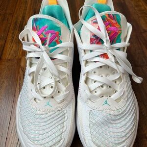 Nike Air Jordan Luka 1 DN1772-164 Miami Vice White Basketball Shoes Mens Sz 10.5